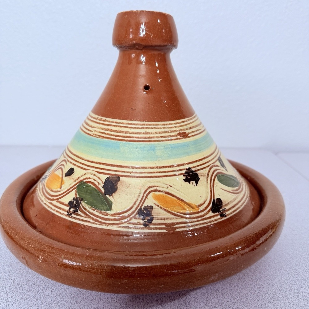 Moroccan Cooking Tagine Tajine Terracotta Cook Pot Tangine Lead Free Large XL